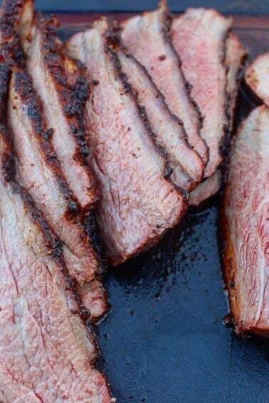 slice smoked tri-tip