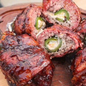 The final dish, sliced and plated.