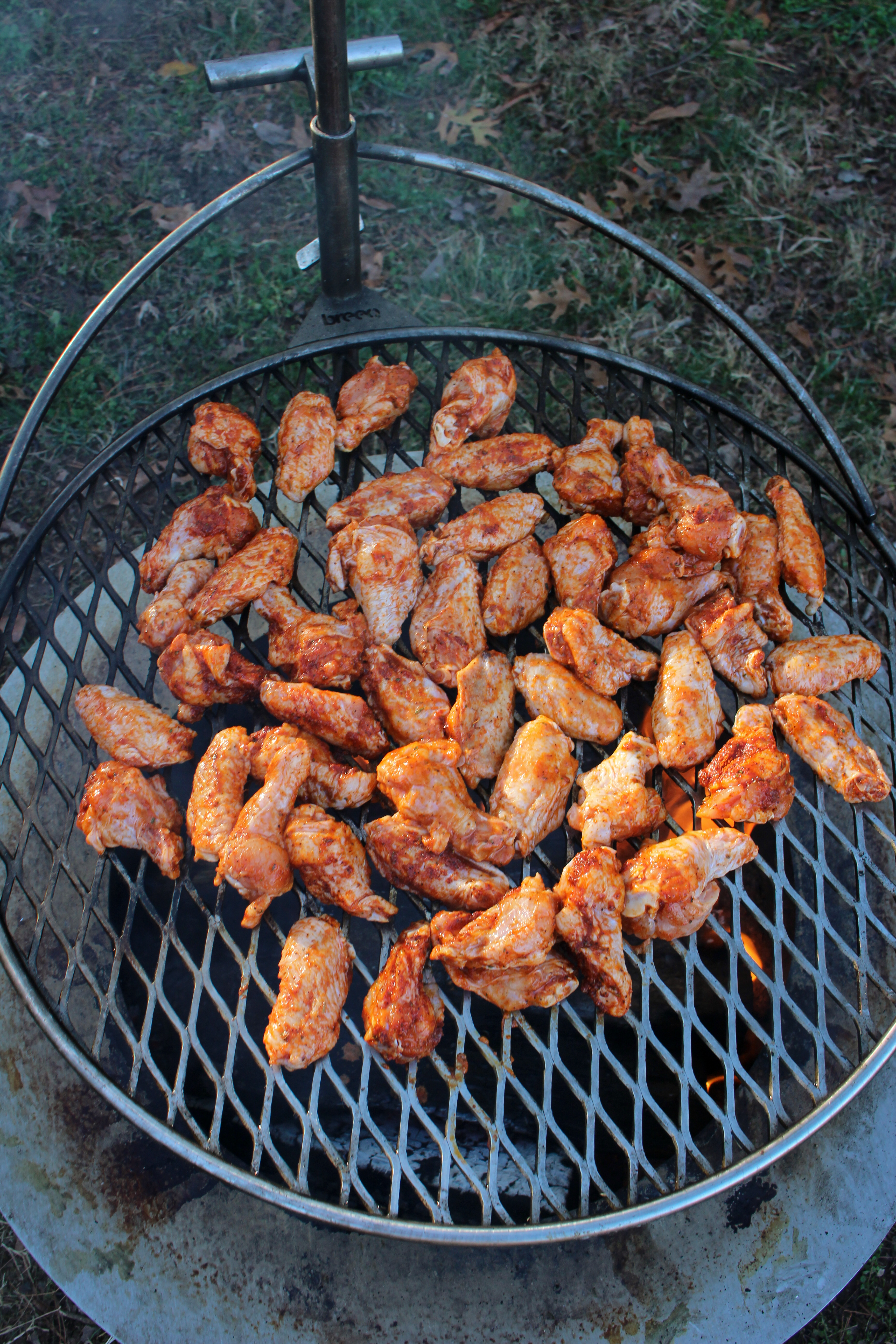 honey garlic sriracha fried wings