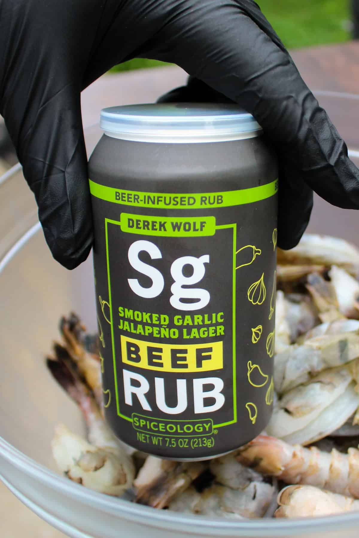 Close up shot of Smoked Garlic Jalapeño Lager.