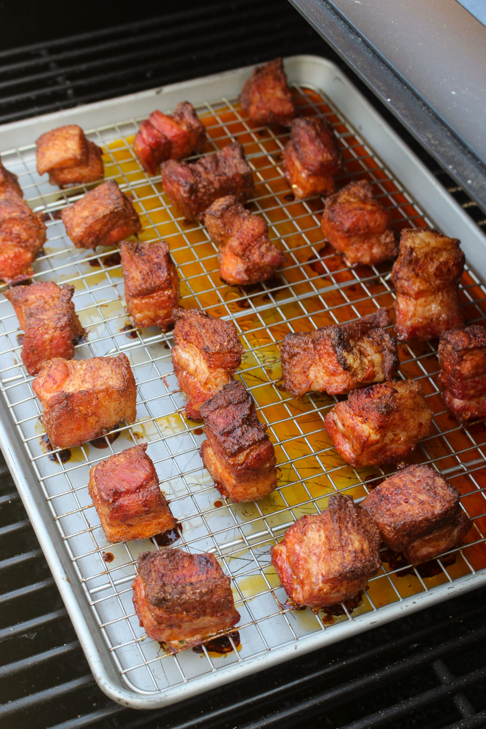 Smoked Maple Sriracha Burnt Ends