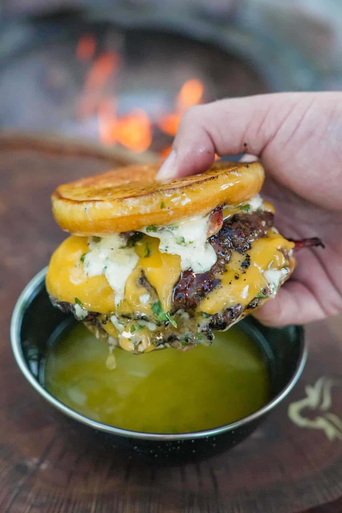 The perfect Garlic Butter Burger is a decadent treat any day of the week, lunch or dinner.