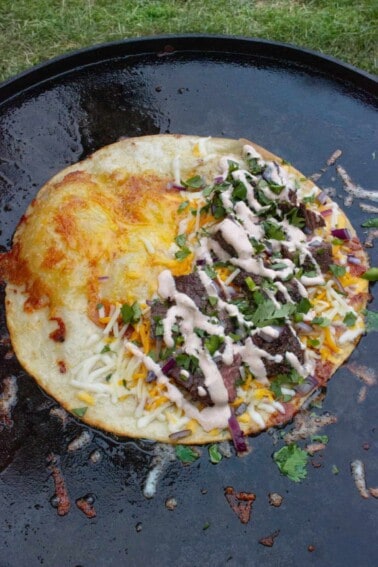 Cheesy Steak Quesadilla