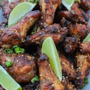honey garlic sriracha fried wings