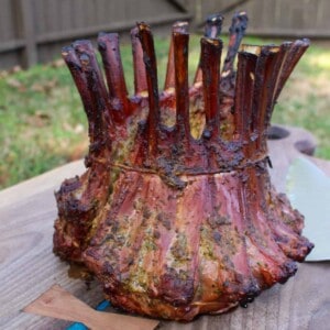 smoked lamb crown