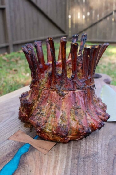 smoked lamb crown