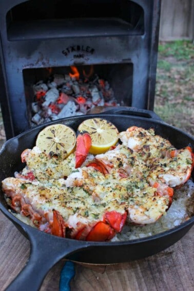 parmesan crusted lobster tails