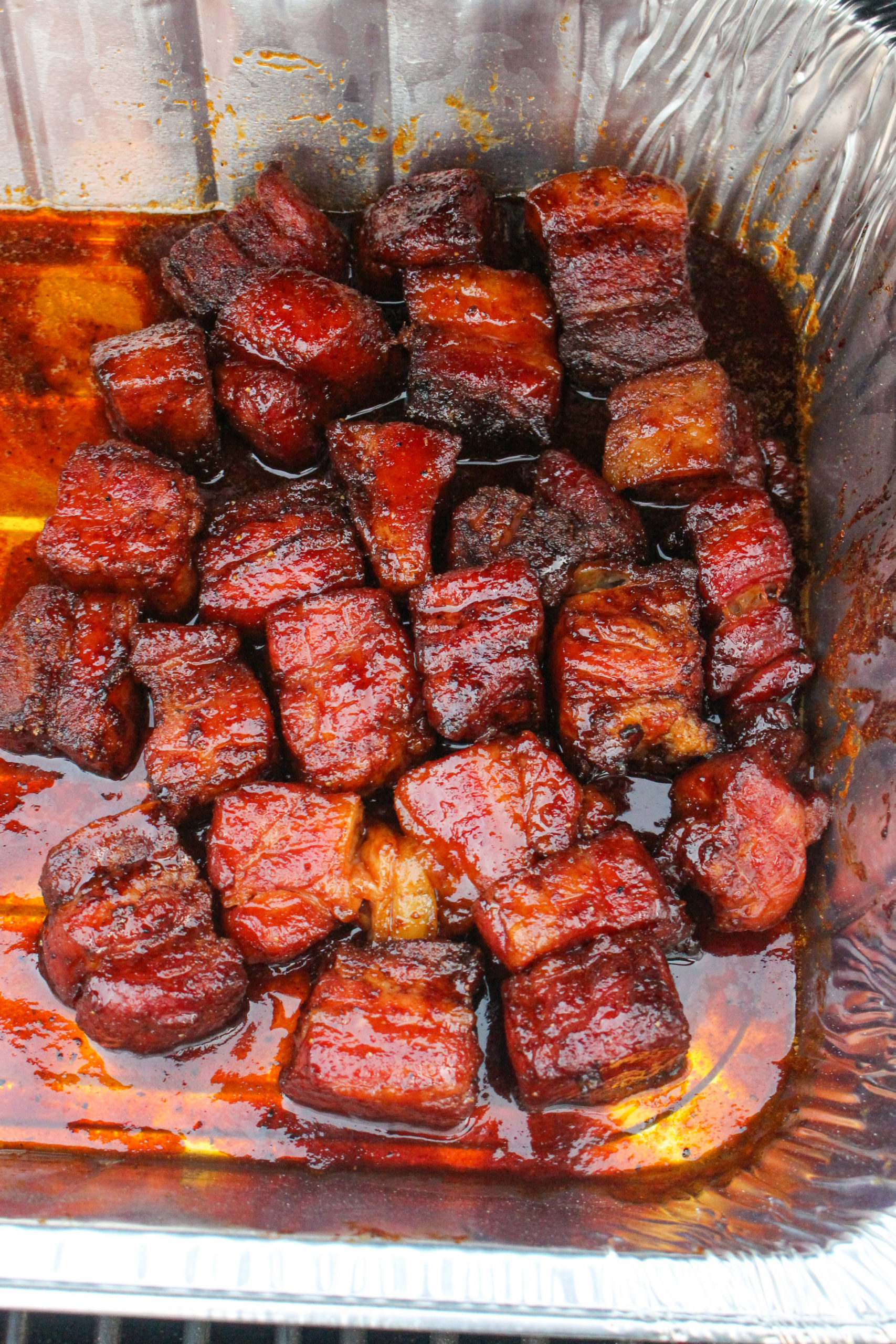 Smoked Maple Sriracha Burnt Ends