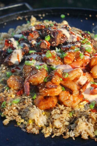 Surf and Turf Habachi is an epic recipe with the most satisfying umami flavors.