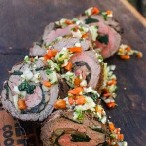 Stuffed Lomo Al Trapo is a twist on the classic dish from Colombia.