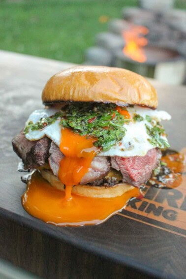 The epic Chimichurri Burger.