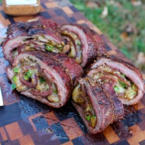 flank steak fajita pinwheel