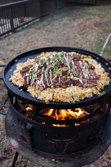 Umami Ribeyes with Steakhouse Fried Rice