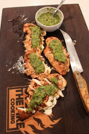 Green Chile and Cheese Stuffed Chicken