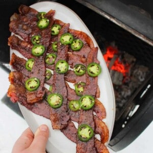 Spicy Maple Bourbon Candied Bacon