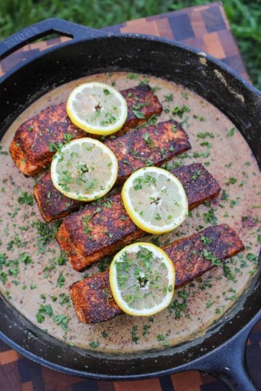 Creamy Honey Cajun Salmon