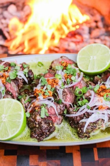 Grilled Filets with Chile Vinegar Sauce