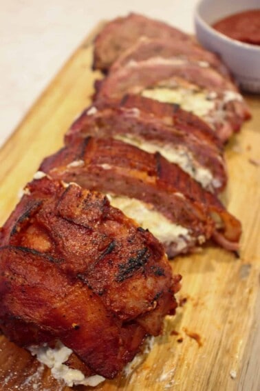 Bacon Wrapped Jalapeño Cheese Fatty