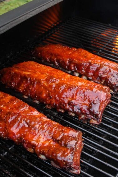 Sweet Teriyaki Sake Smoked Ribs