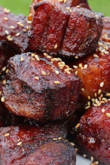 Smoked Maple Sriracha Burnt Ends