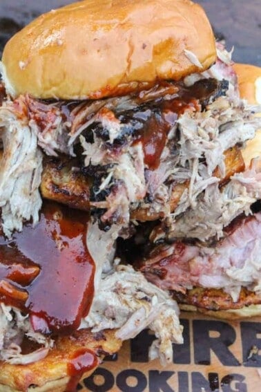 Al Pastor Pulled Pork Sandwich