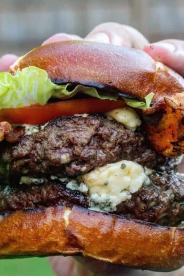 bleu cheese bacon burger