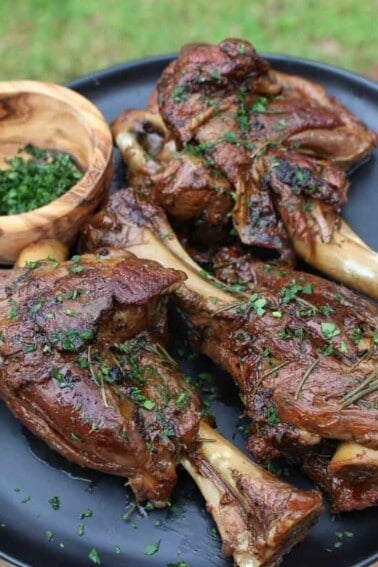 braised lamb shanks