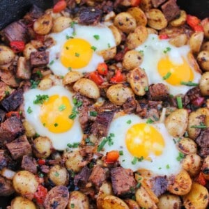 Leftover Brisket Breakfast Skillet Recipe