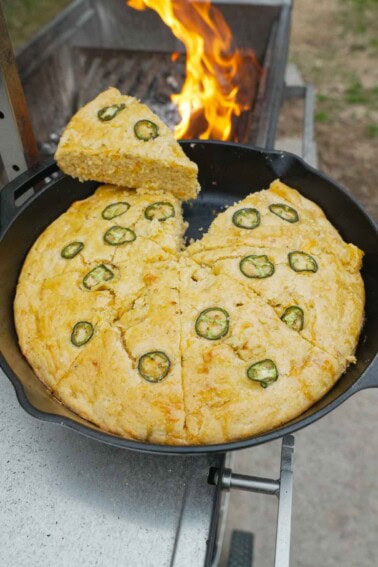 The final results of this recipe are epic, with a moist crumb and spicy flavorful kick to go with all your favorite BBQ recipes.