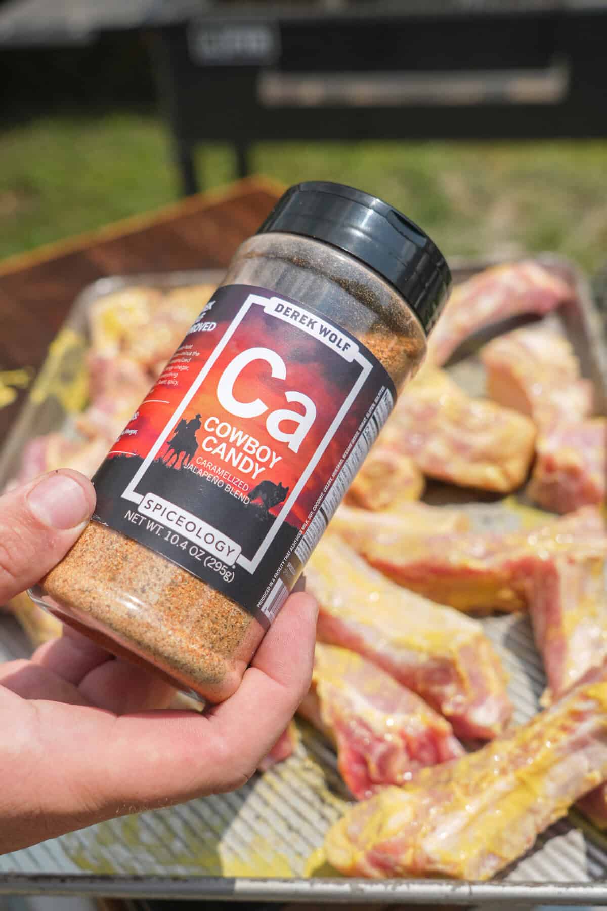 This spice rub is the latest creation from Derek Wolf, featuring a caramelized jalapeno blend that goes with just about anything. 