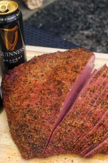Smoked Corned Beef Sandwich with Guinness