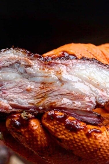 delicious bbq lamb ribs