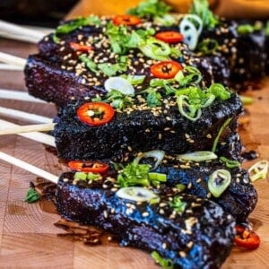 Teriyaki Pork Belly Burnt Ends