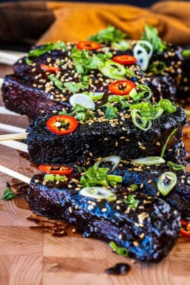 Teriyaki Pork Belly Burnt Ends