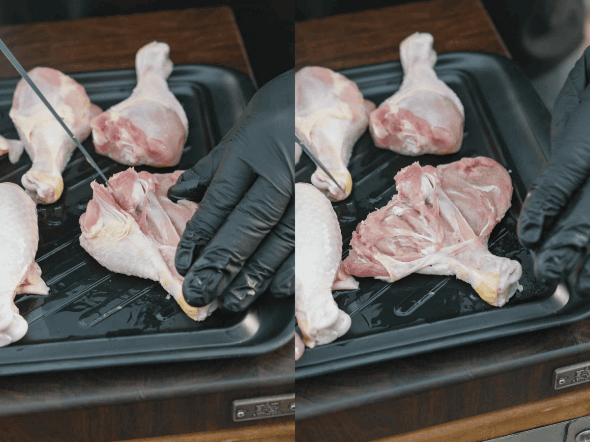 Butterflied Chicken Drumsticks with Queso starts with the best chicken drumsticks you can find.