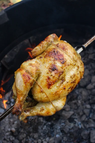 The rotisserie chicken for the chili.